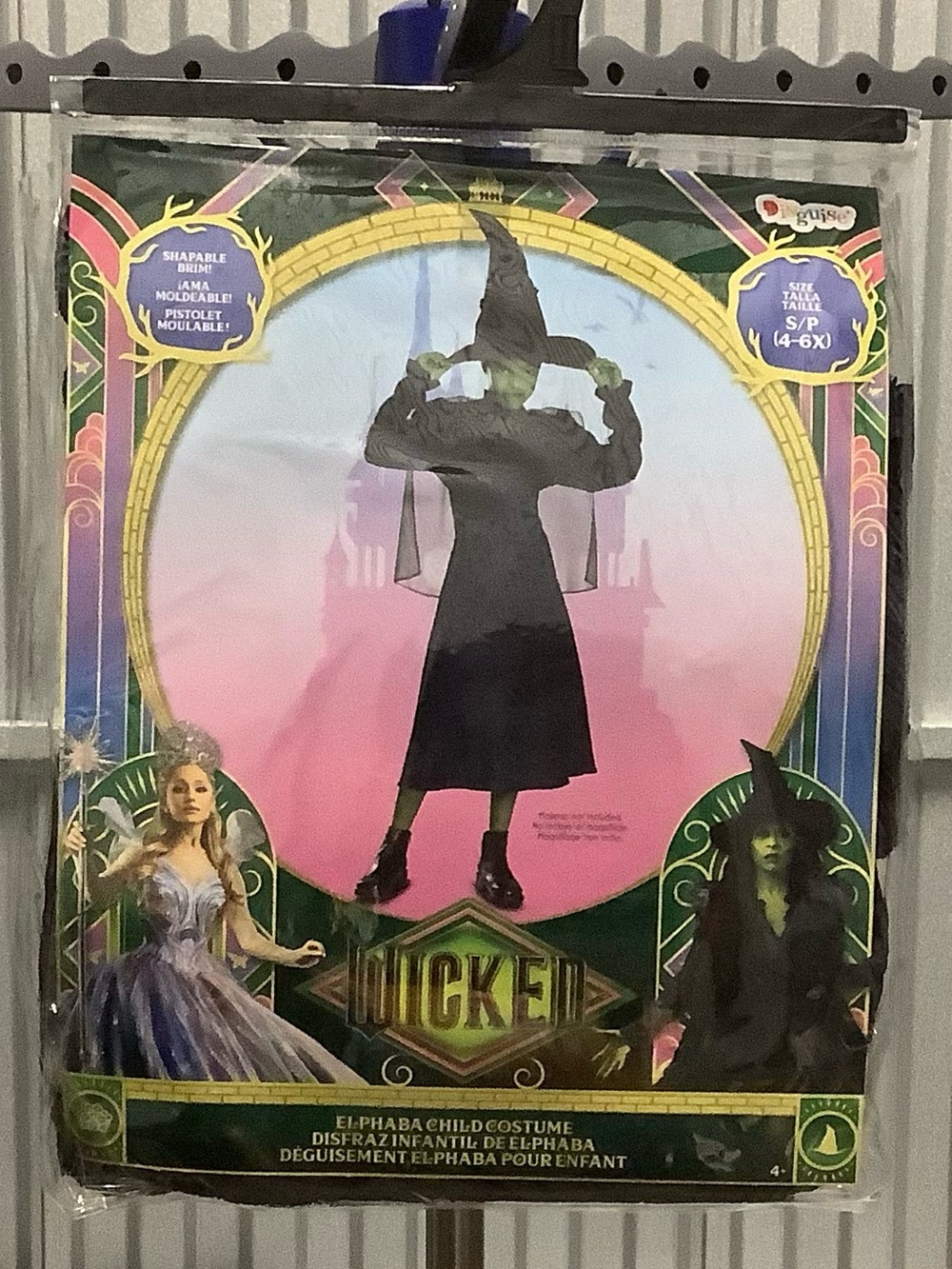Wicked Elphaba Child Halloween Costume -  size s/p (4/6x)